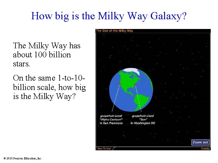 How big is the Milky Way Galaxy? The Milky Way has about 100 billion
