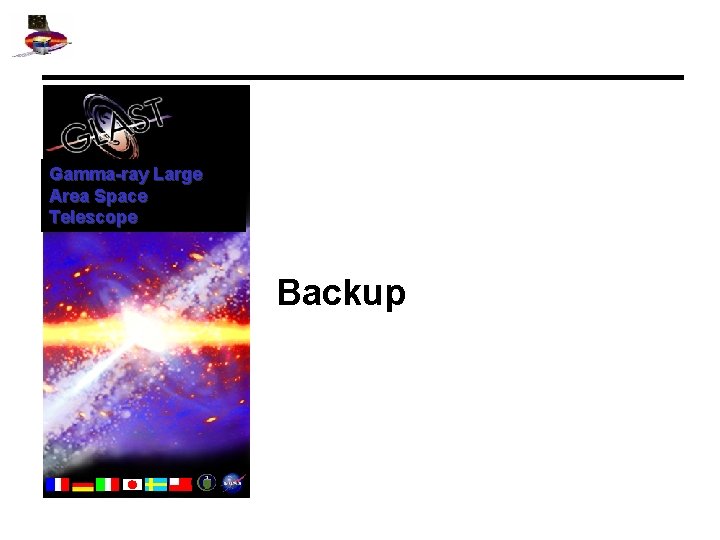 Gamma-ray Large Area Space Telescope Backup 