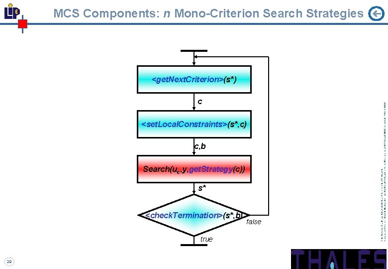 c <set. Local. Constraints>(s*, c) c, b Search(uc, y, get. Strategy (c)) , y,