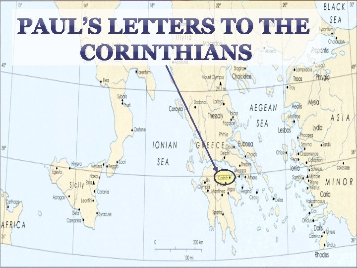PAUL’S LETTERS TO THE CORINTHIANS 