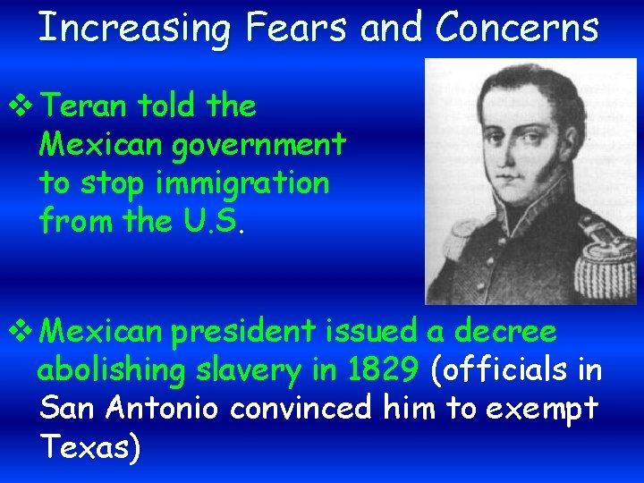 Increasing Fears and Concerns v Teran told the Mexican government to stop immigration from