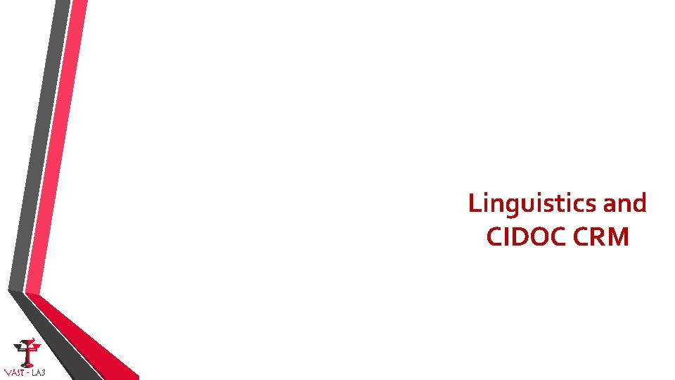 Linguistics and CIDOC CRM 
