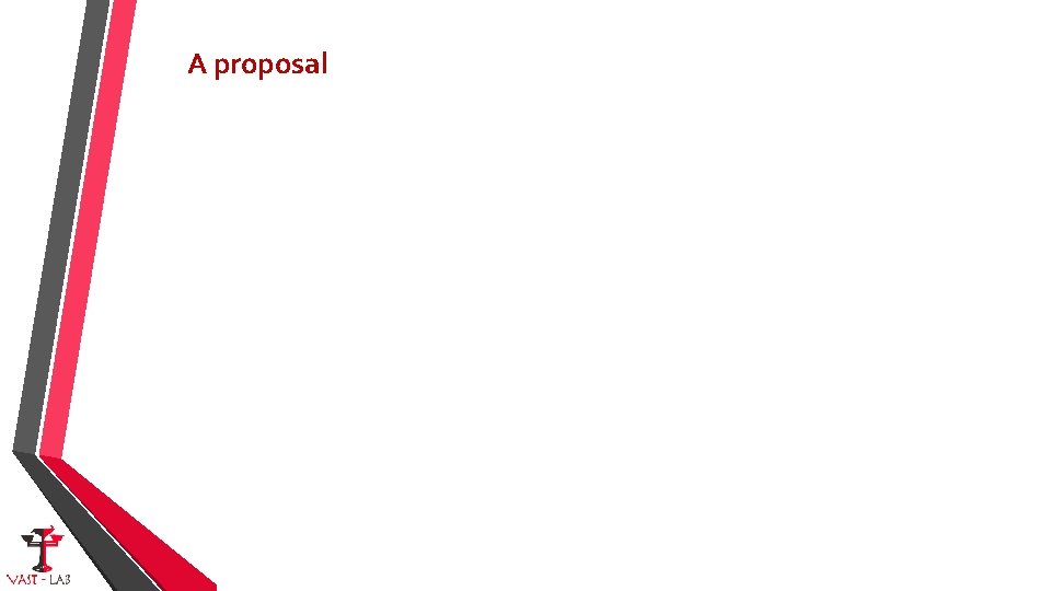 A proposal 