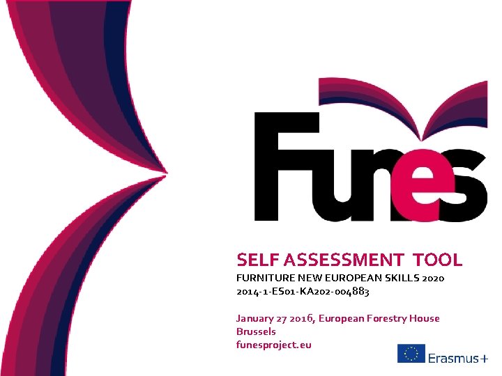 SELF ASSESSMENT TOOL FURNITURE NEW EUROPEAN SKILLS 2020 2014 -1 -ES 01 -KA 202