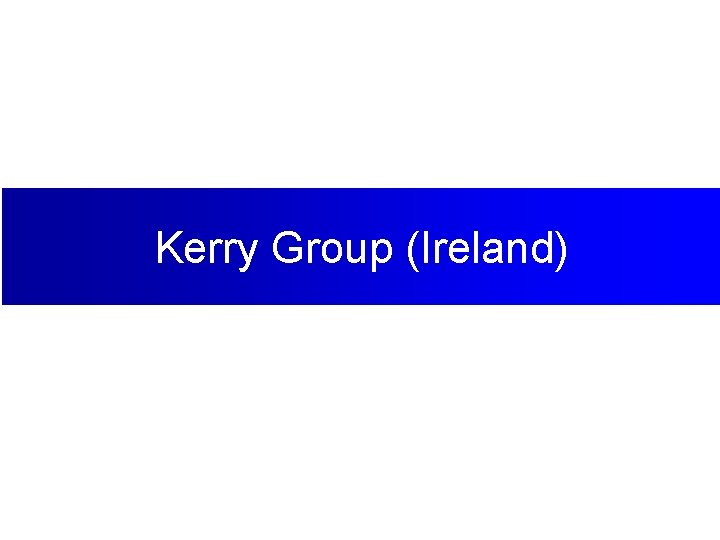 Kerry Group (Ireland) 