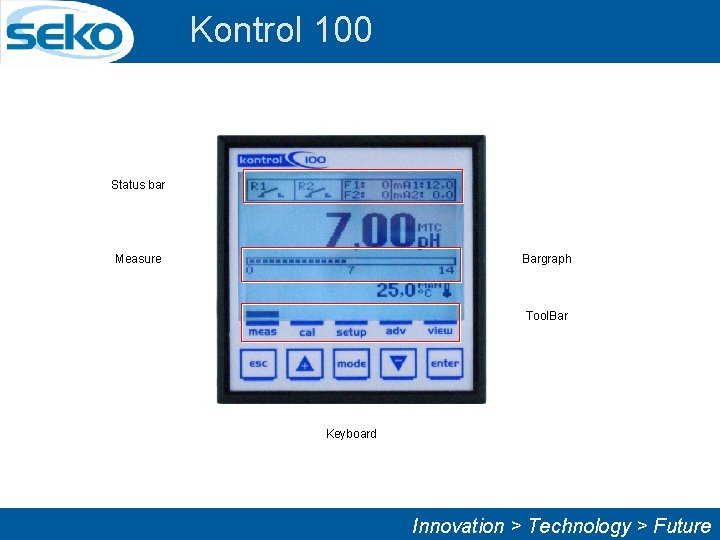 Kontrol 100 Status bar Measure Bargraph Tool. Bar Keyboard Innovation > Technology > Future