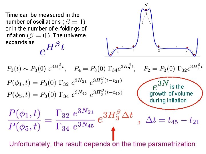 Time can be measured in the number of oscillations ( ) or in the Time can be measured in the number of oscillations ( ) or in the