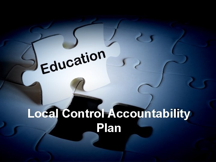 Local Control Accountability Plan 