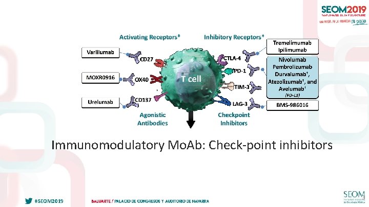 Immunomodulatory Mo. Ab: Check-point inhibitors #SEOM 2019 3 