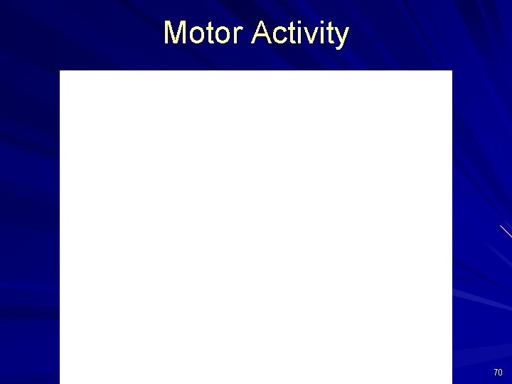Motor Activity 70 