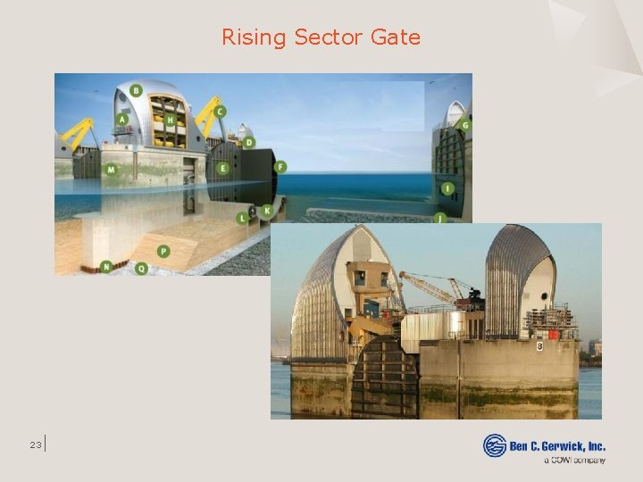 Rising Sector Gate 23 