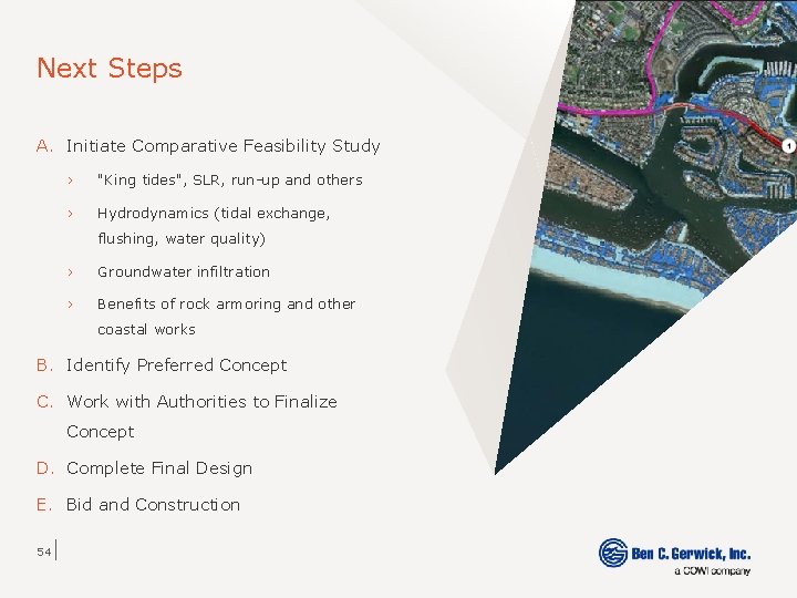 Next Steps A. Initiate Comparative Feasibility Study › "King tides", SLR, run-up and others