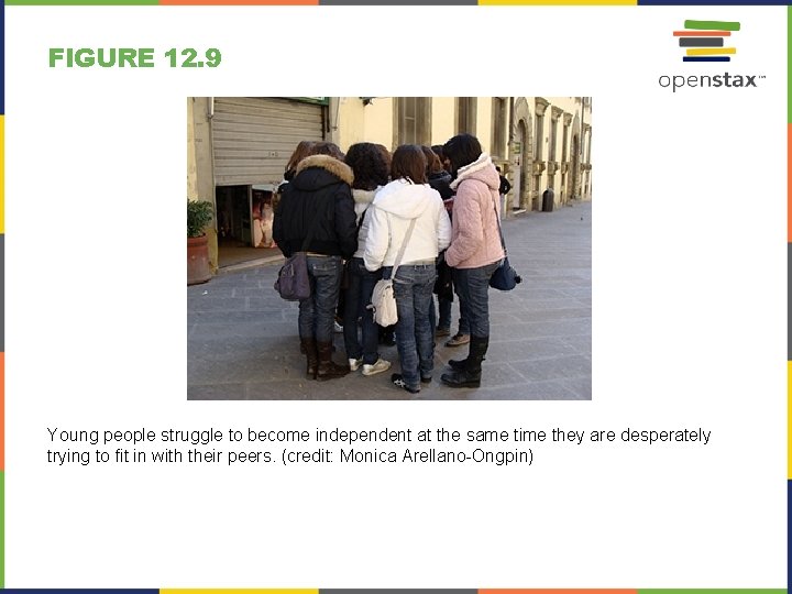 FIGURE 12. 9 Young people struggle to become independent at the same time they