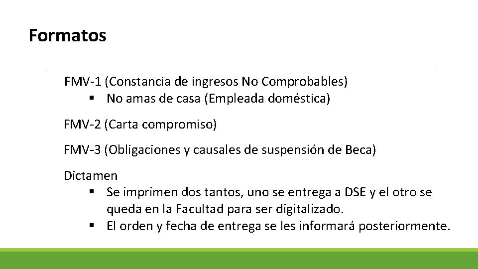 Formatos FMV-1 (Constancia de ingresos No Comprobables) § No amas de casa (Empleada doméstica)