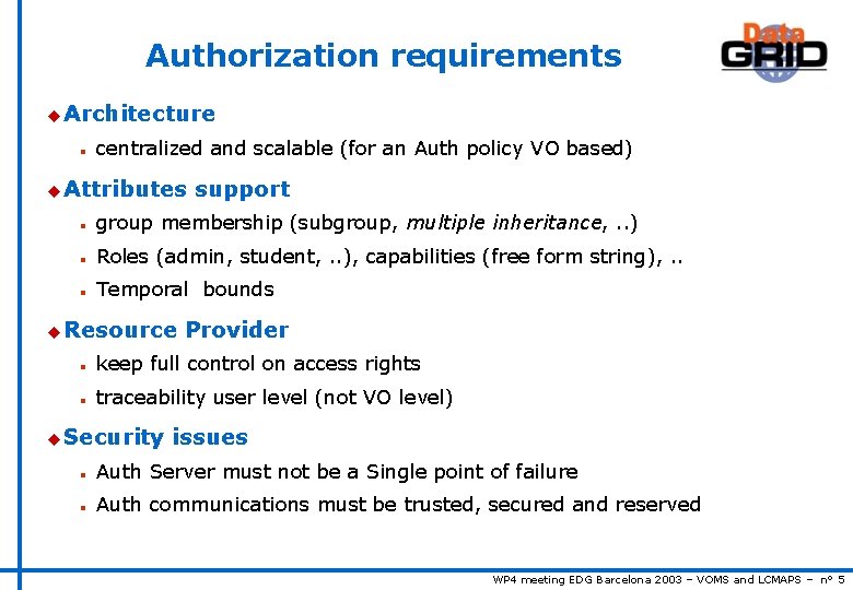 Voms And Lcmaps On Global Permissions And Local