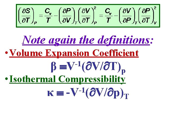 Ch 5 Applications Using Maxwell Relations Measurable Properties