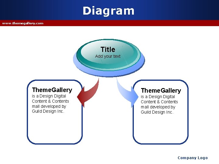 Diagram www. themegallery. com Title Add your text Theme. Gallery is a Design Digital