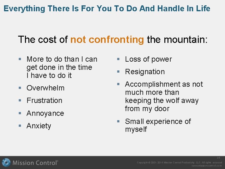 Everything There Is For You To Do And Handle In Life The cost of