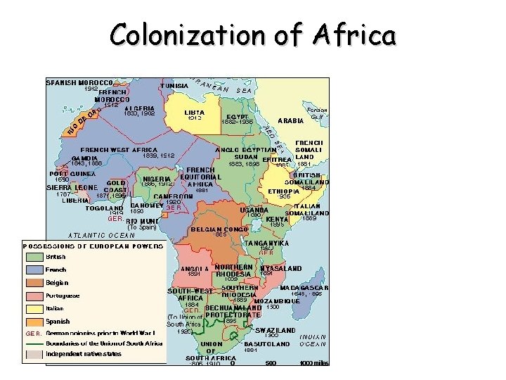 Colonization of Africa Colonization of Africa