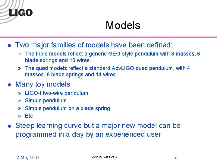 Pendulum Modeling in Mathematica and Matlab IGR Thermal