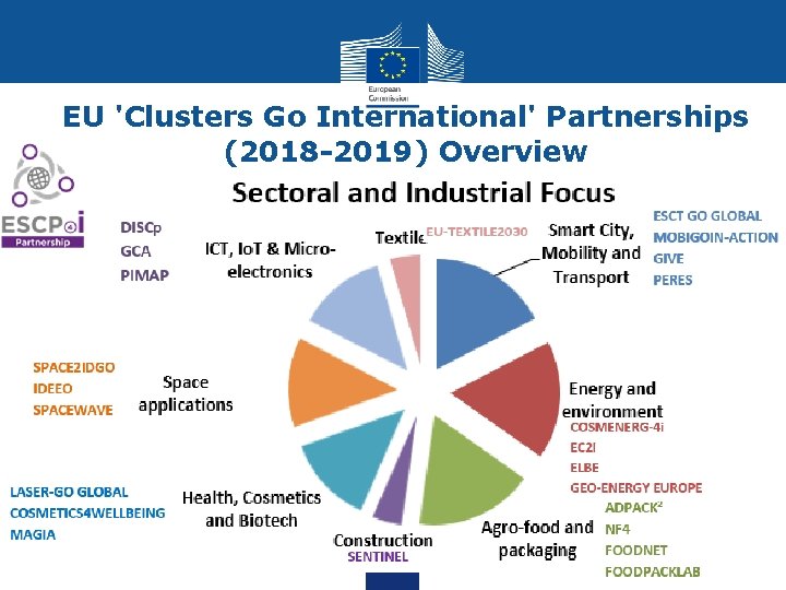 EU 'Clusters Go International' Partnerships (2018 -2019) Overview 