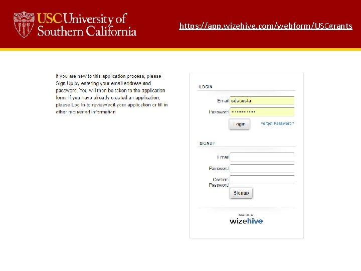  https: //app. wizehive. com/webform/USCgrants 