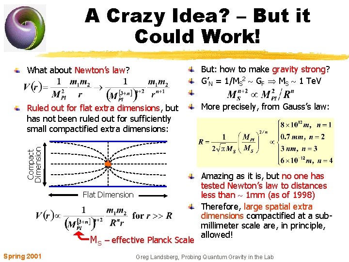 Outofthisworld Physics Probing Quantum Gravity In The Lab