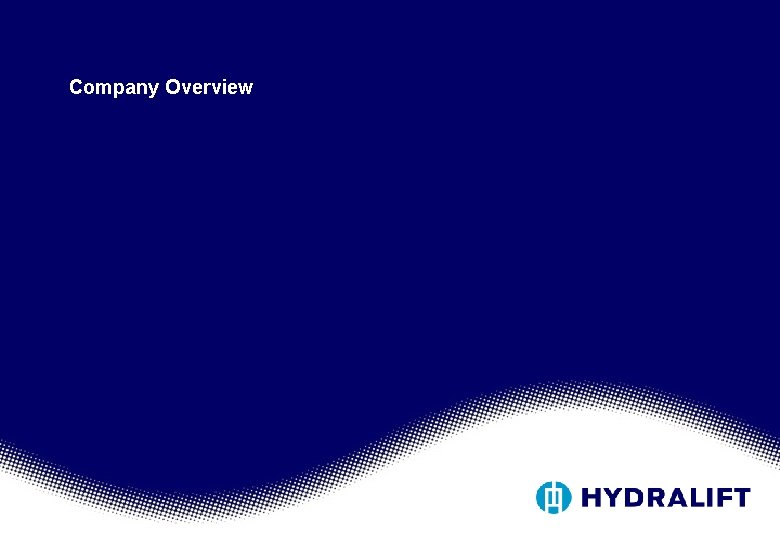 Company Overview Company Overview
