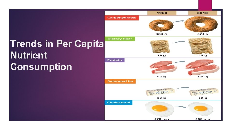 Trends in Per Capita Nutrient Consumption 