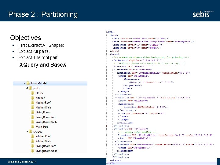 Phase 2 : Partitioning Objectives § First Extract All Shapes: § Extract All parts.