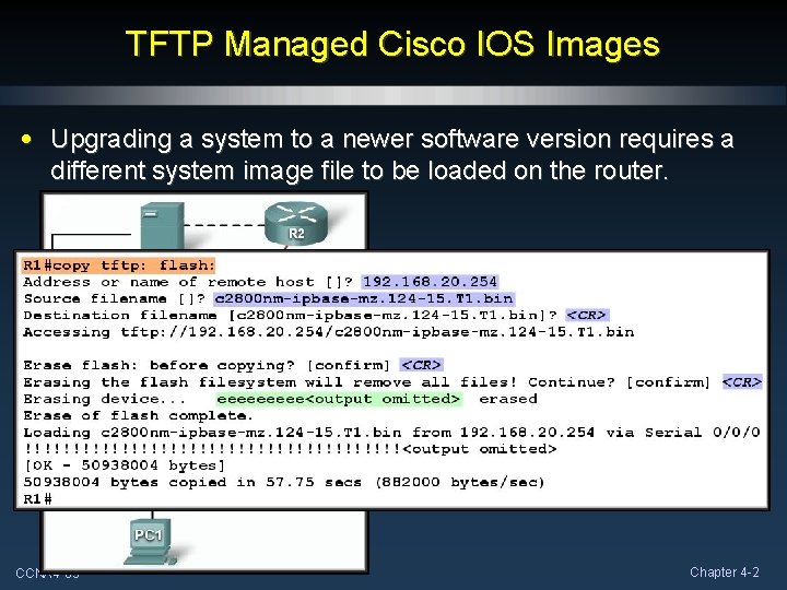 TFTP Managed Cisco IOS Images • Upgrading a system to a newer software version TFTP Managed Cisco IOS Images • Upgrading a system to a newer software version