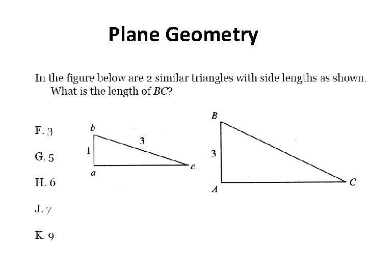 Plane Geometry 