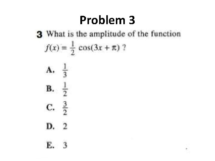 Problem 3 