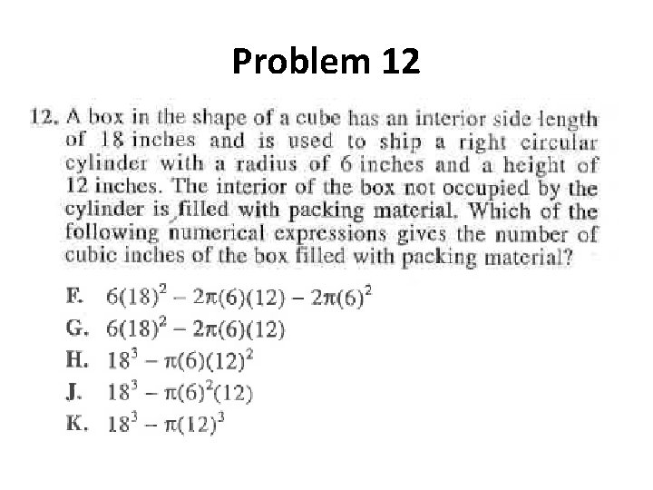 Problem 12 