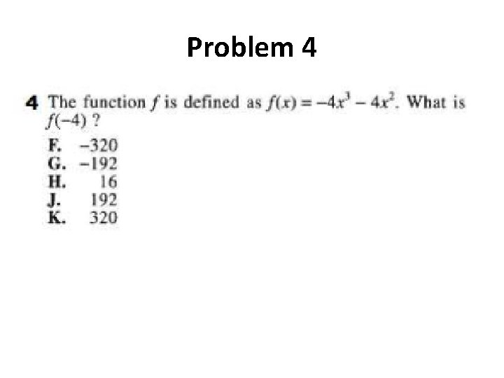 Problem 4 