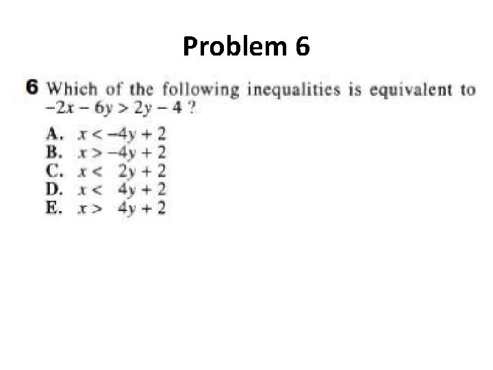 Problem 6 