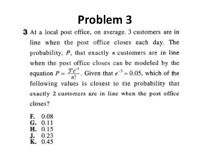 Problem 3 