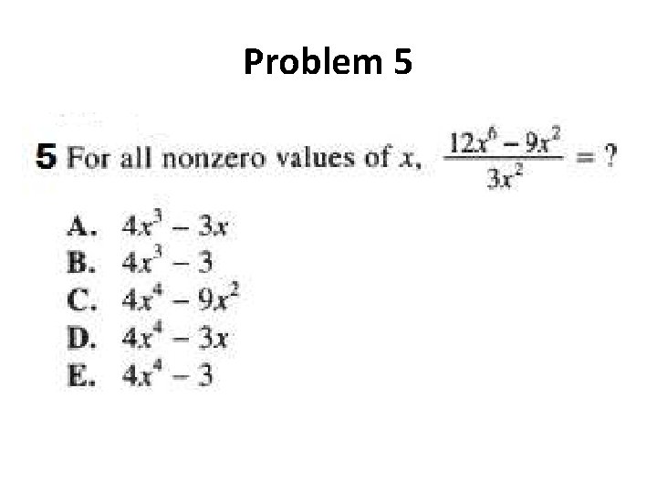 Problem 5 