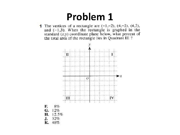 Problem 1 