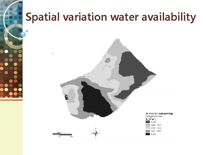 Spatial variation water availability 