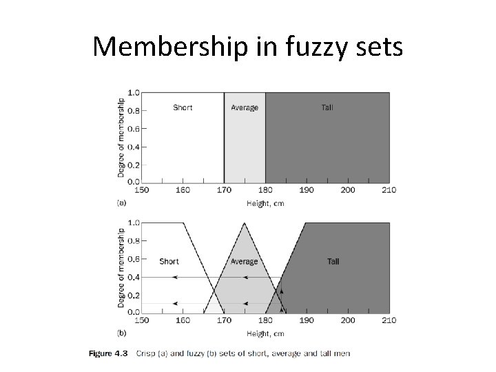 Membership in fuzzy sets 