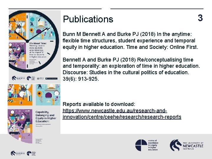 Publications 3 Bunn M Bennett A and Burke PJ (2018) In the anytime: flexible