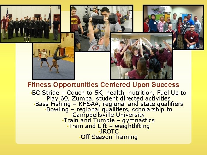 Fitness Opportunities Centered Upon Success • BC Stride – Couch to 5 K, health,