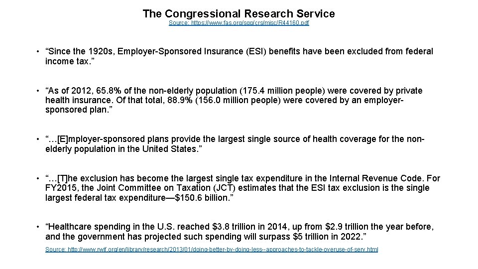 The Congressional Research Service Source: https: //www. fas. org/sgp/crs/misc/R 44160. pdf • “Since the
