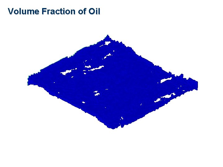 Volume Fraction of Oil 