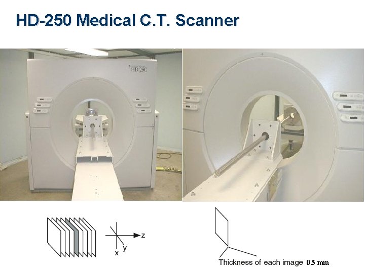 HD-250 Medical C. T. Scanner 0. 5 mm 