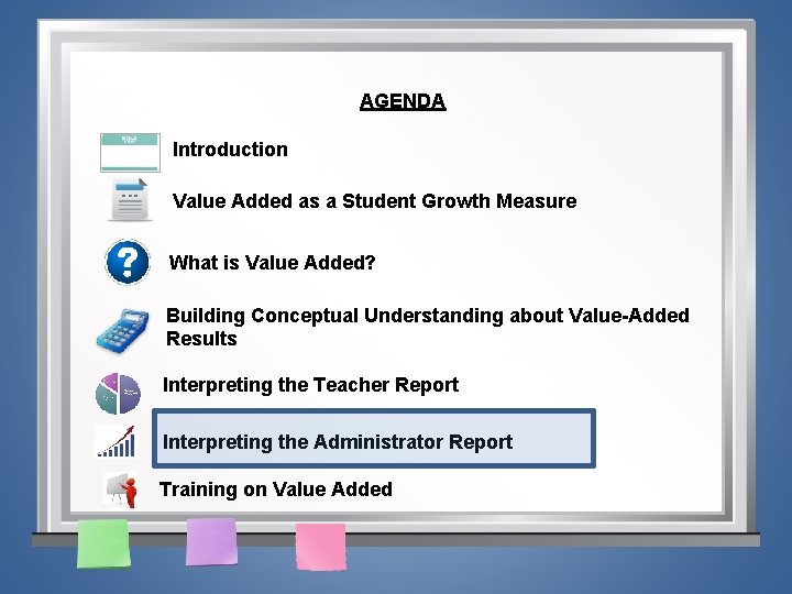 AGENDA Introduction Value Added as a Student Growth Measure What is Value Added? Building