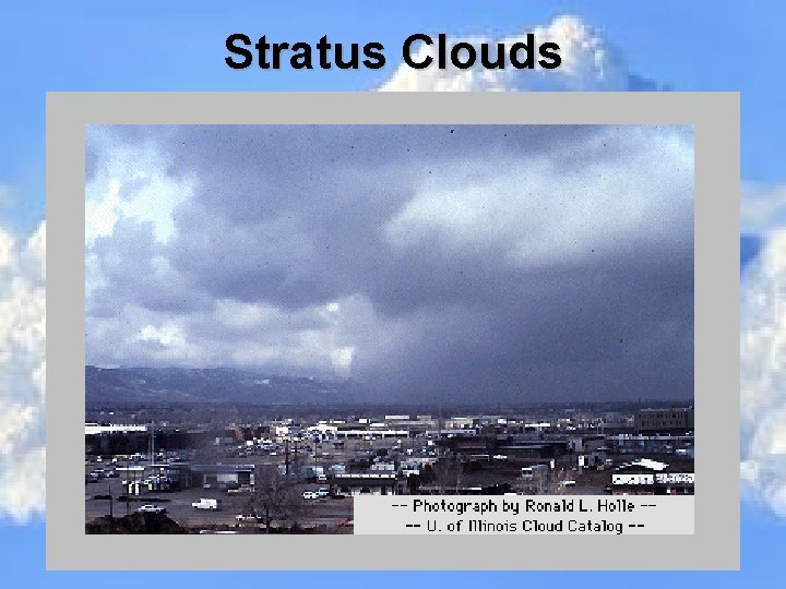 Stratus Clouds 