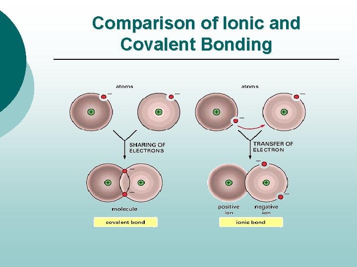 Comparison of Ionic and Covalent Bonding 