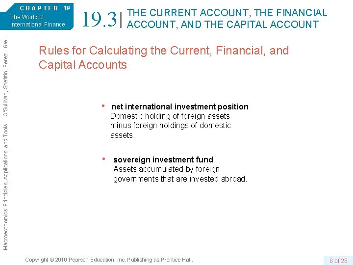 C H A P T E R 19 Macroeconomics: Principles, Applications, and Tools O’Sullivan,